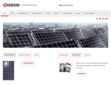 Tablet Screenshot of kyocerasolar.eu